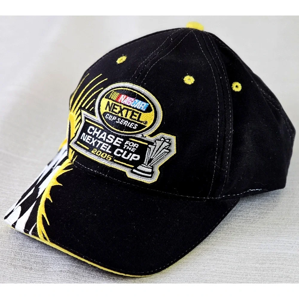 NASCAR Cap Hat Nextel Cup Series Chase For The Nextel Cup 2005 OSFM 100% Cotton - Picture 3 of 7
